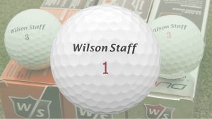 wilson zip golf balls